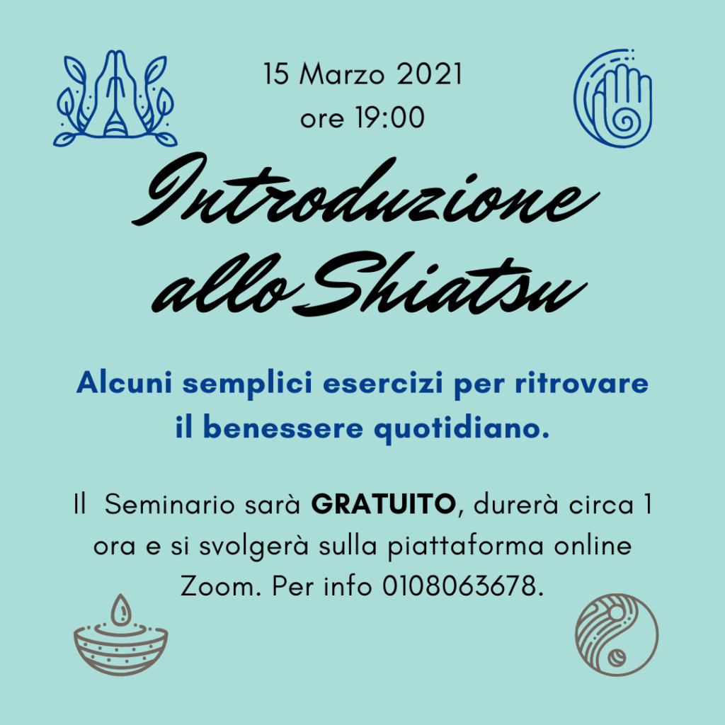 Seminario di Shiatsu